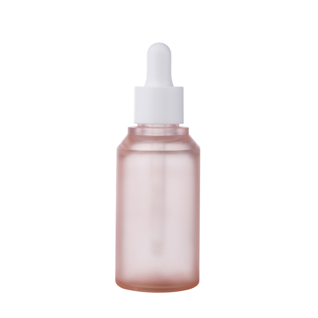 35ml 50ml PETG Round Transparent Pink Dropper Bottle