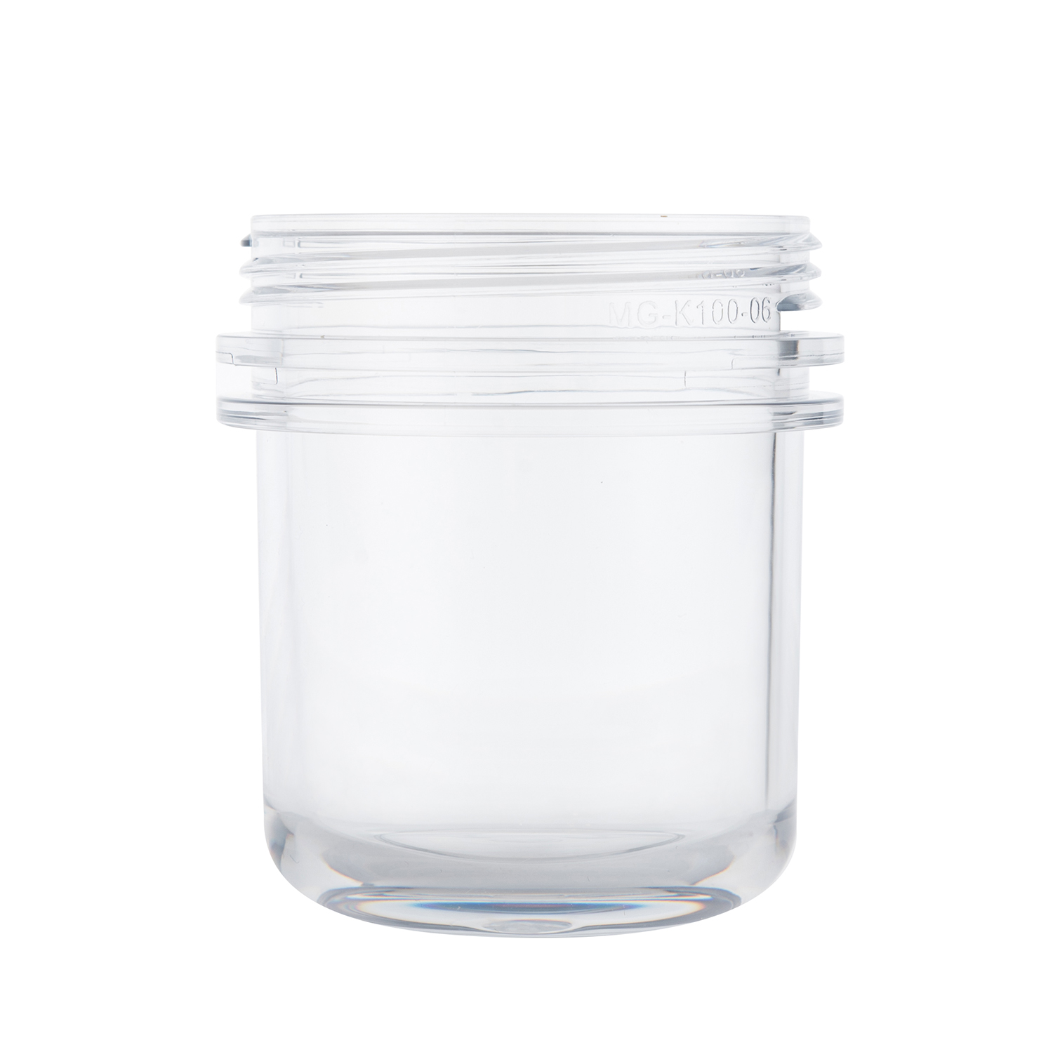 50g 100g Clear Plastic PET Jar For Skin Care
