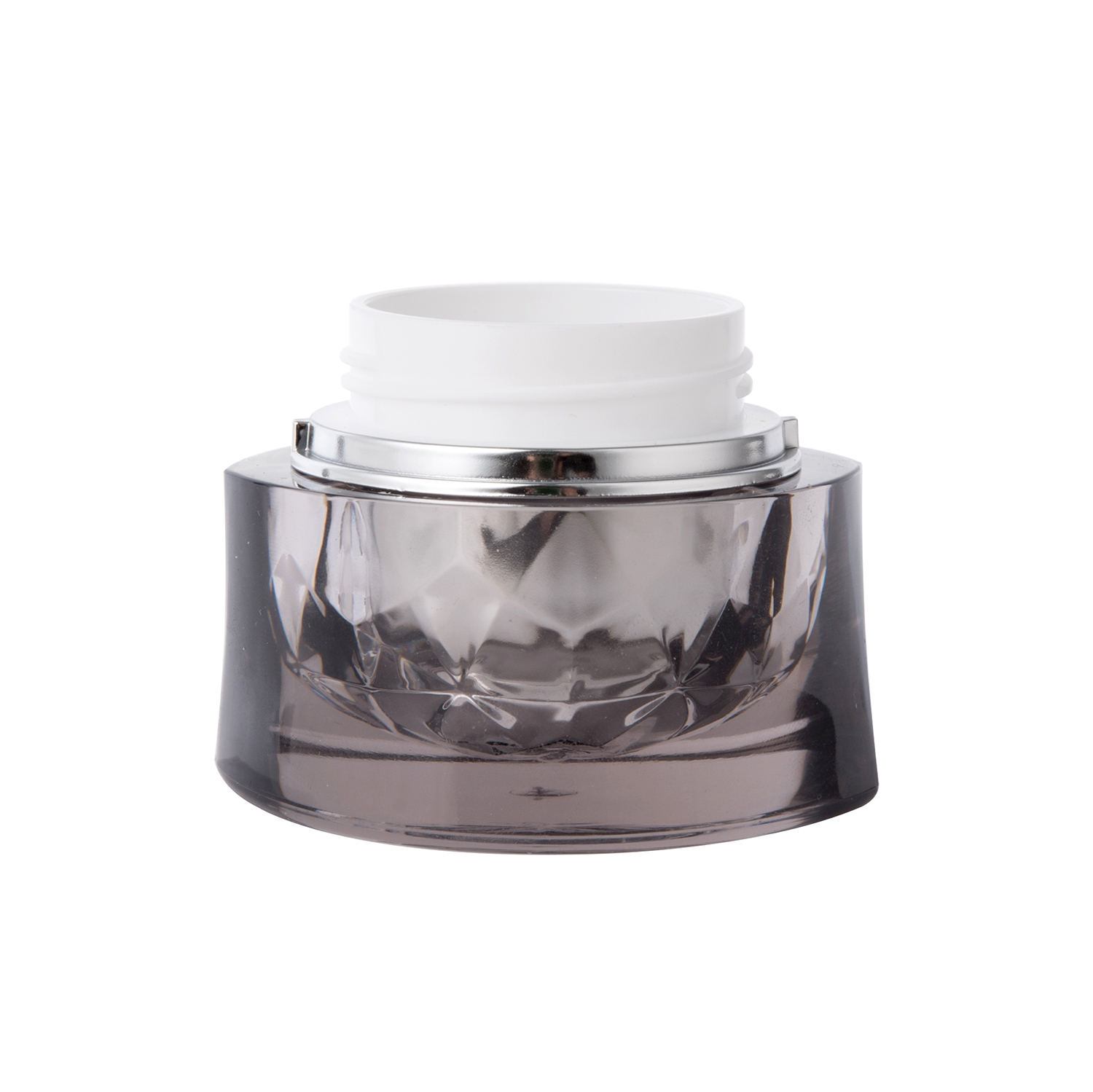 30g 50g Luxury Cylinder PMMA Plastic Airless Cosmetic Jar