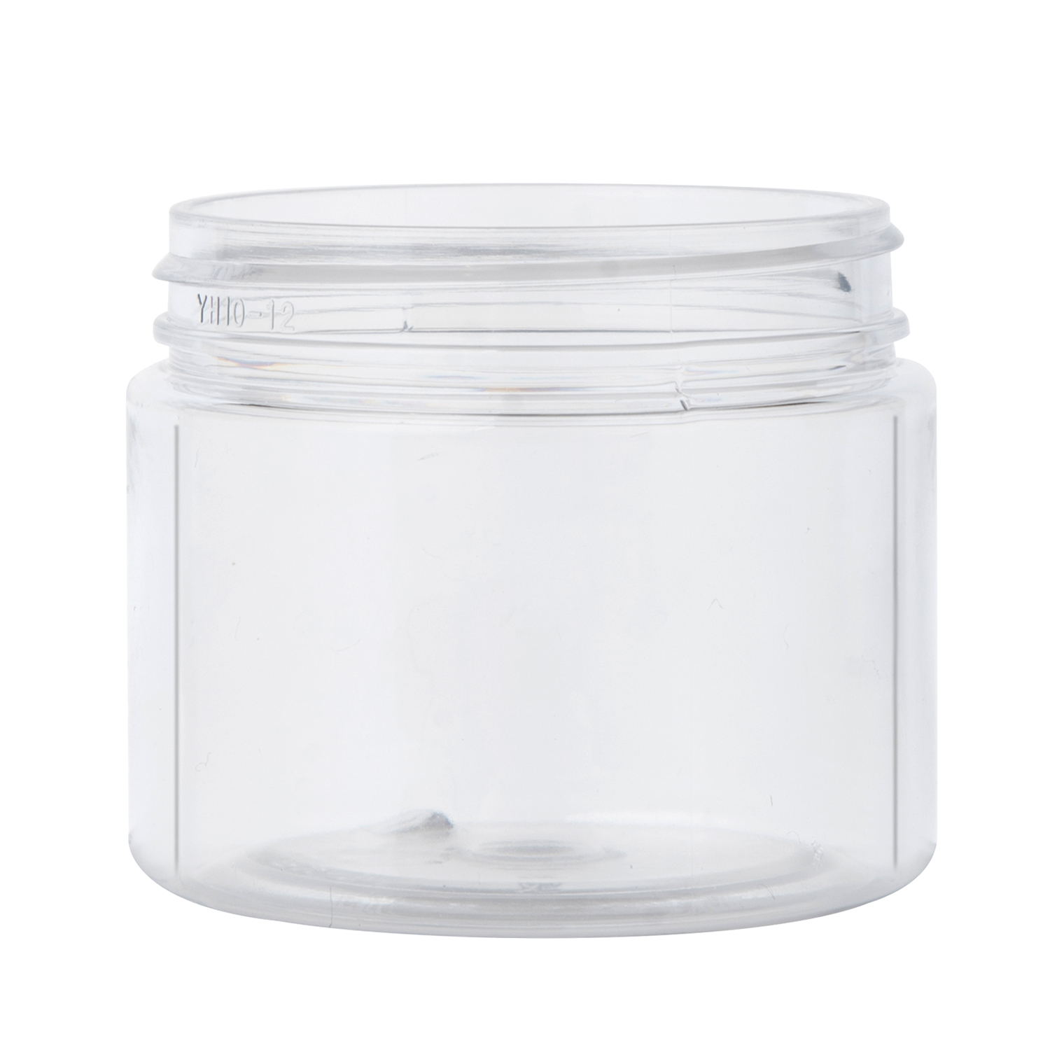 30g 50g Clear Plastic PET Jar With Aluminium Lid