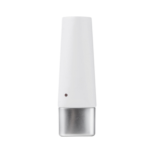 35ml White Oval Cosmetic Tube with Silver Cap