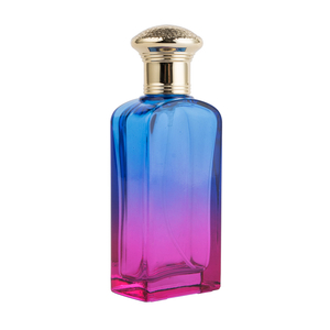 50ml Gradient Colour Spray Glass Perfume Bottle with Cap Empty Glass Bottle
