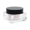 30g 50g 75g Square Refillable Cosmetic Packaging High Quality Replaceable Cream Jar For Skincare Sustainable Cosmetic Packaging