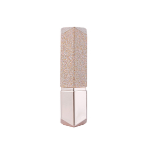 3g Luxury Bling Gold Lipstick tube Custom Press Unique makeup Lipstick