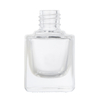 12ml Empty Square Glass Nail Polish Bottles with Black Cap And High Quality Dopont Brush