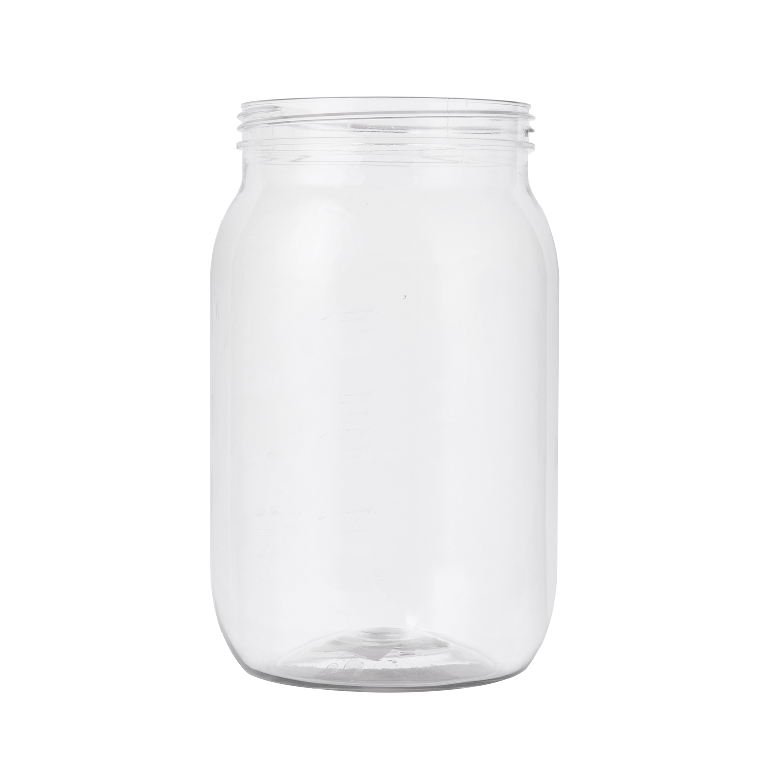 600ml 1000ml Plastic Bottle Containers Packaging PET Plastic Wide Mouth Jar With Lid