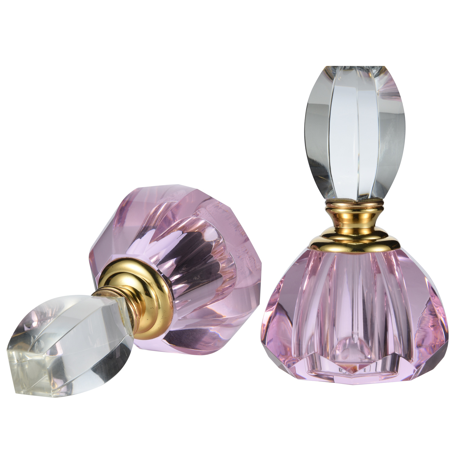12ml Luxury Crystal Polished Perfume Bottle Wholesale Empty Glass Oud Oil Bottle