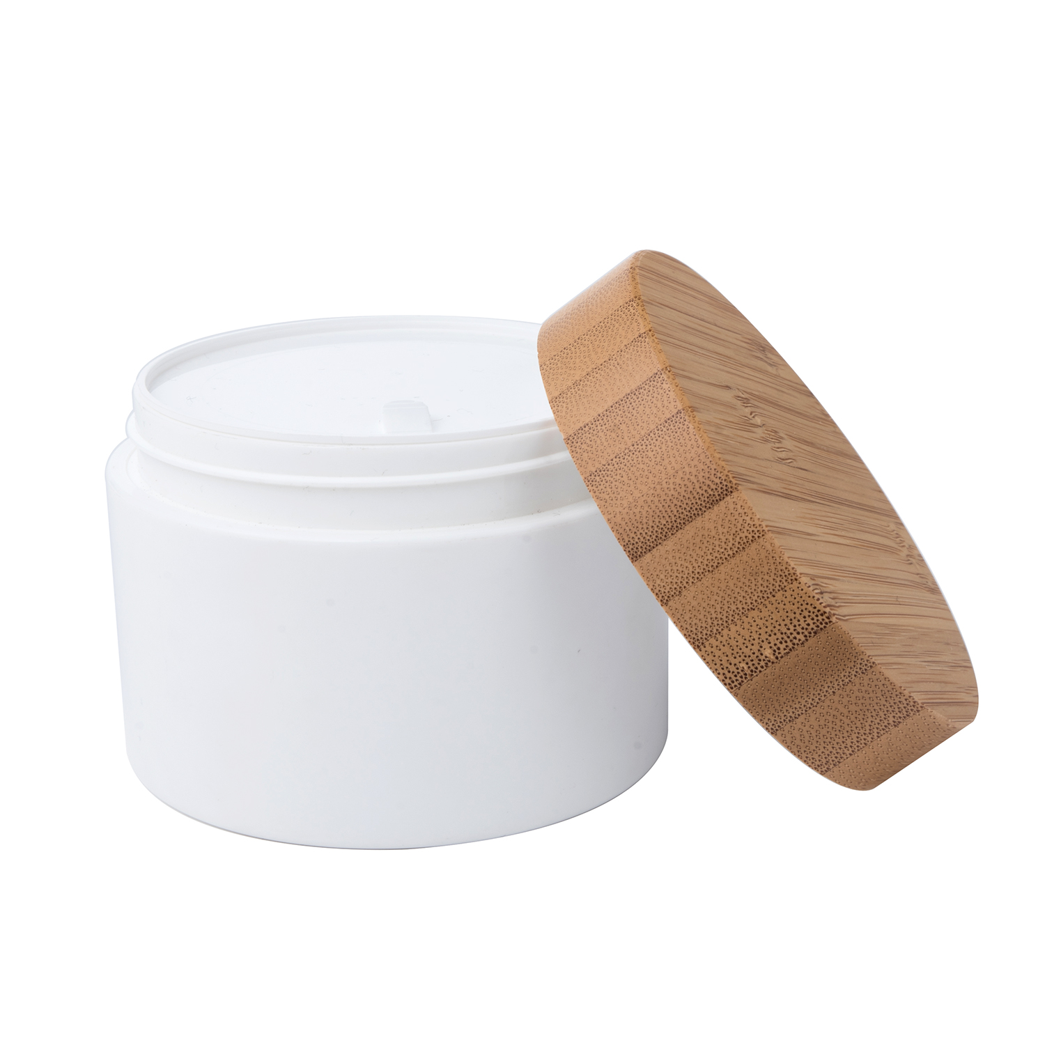 15g 20g 30g 50g 100g 150g 200g 250g Bamboo Cosmetic Jar Wholesale PP Jar with Bamboo Lid 
