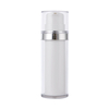 30ml 50ml Cylindrical Refillable Cosmetic Airless Bottle For Skincare China Wholesale Sustainable Cosmetic Packaging