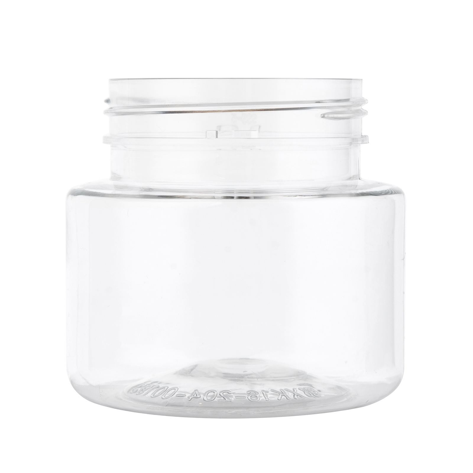 180ml 215ml 360ml Clear PET Plastic Jars Round Cream Jar