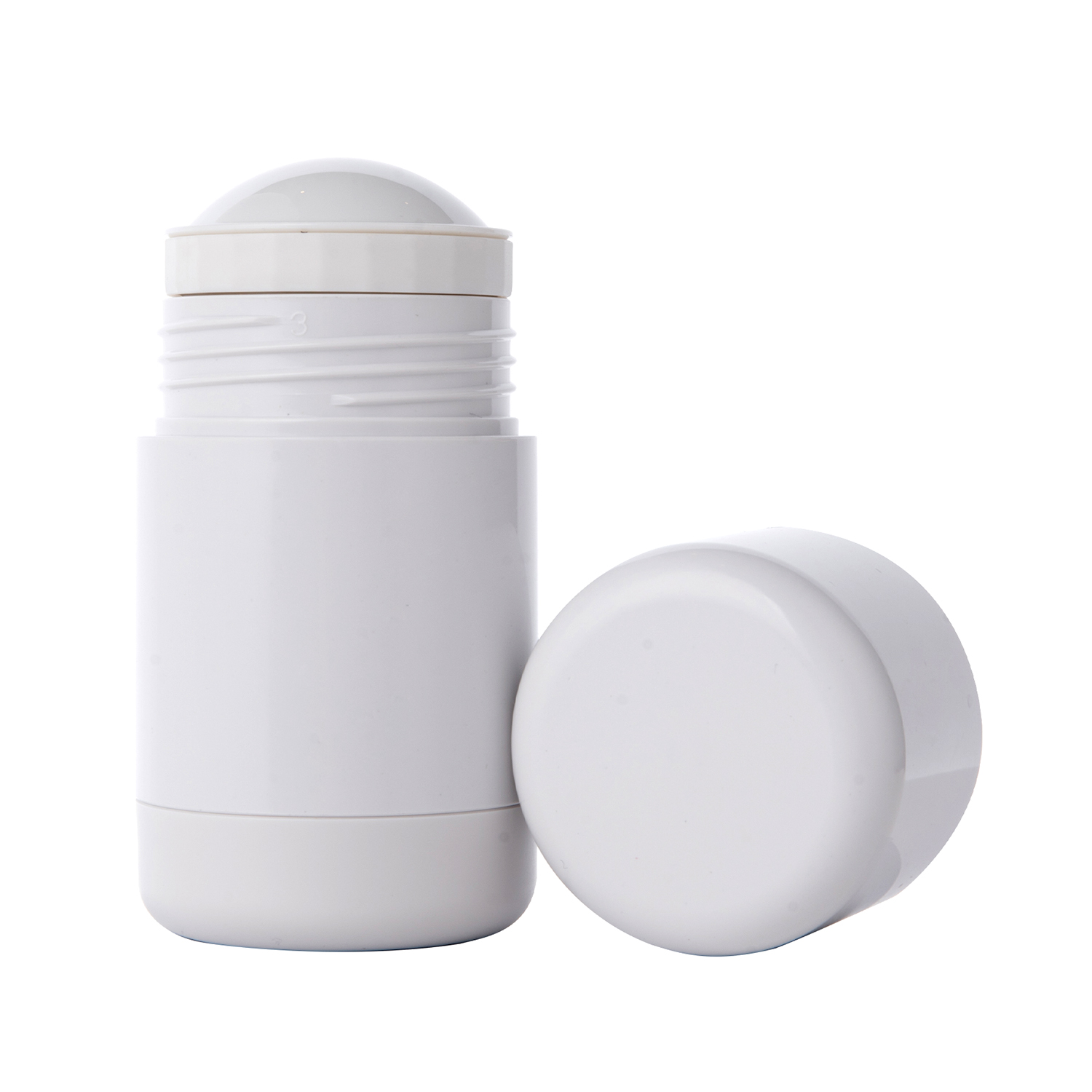 30ml 50ml Recyclable PP（30%—100%PCR） Cylindrical Refillable Deodorant Bottle Wholesale Replaceable Cosmetic