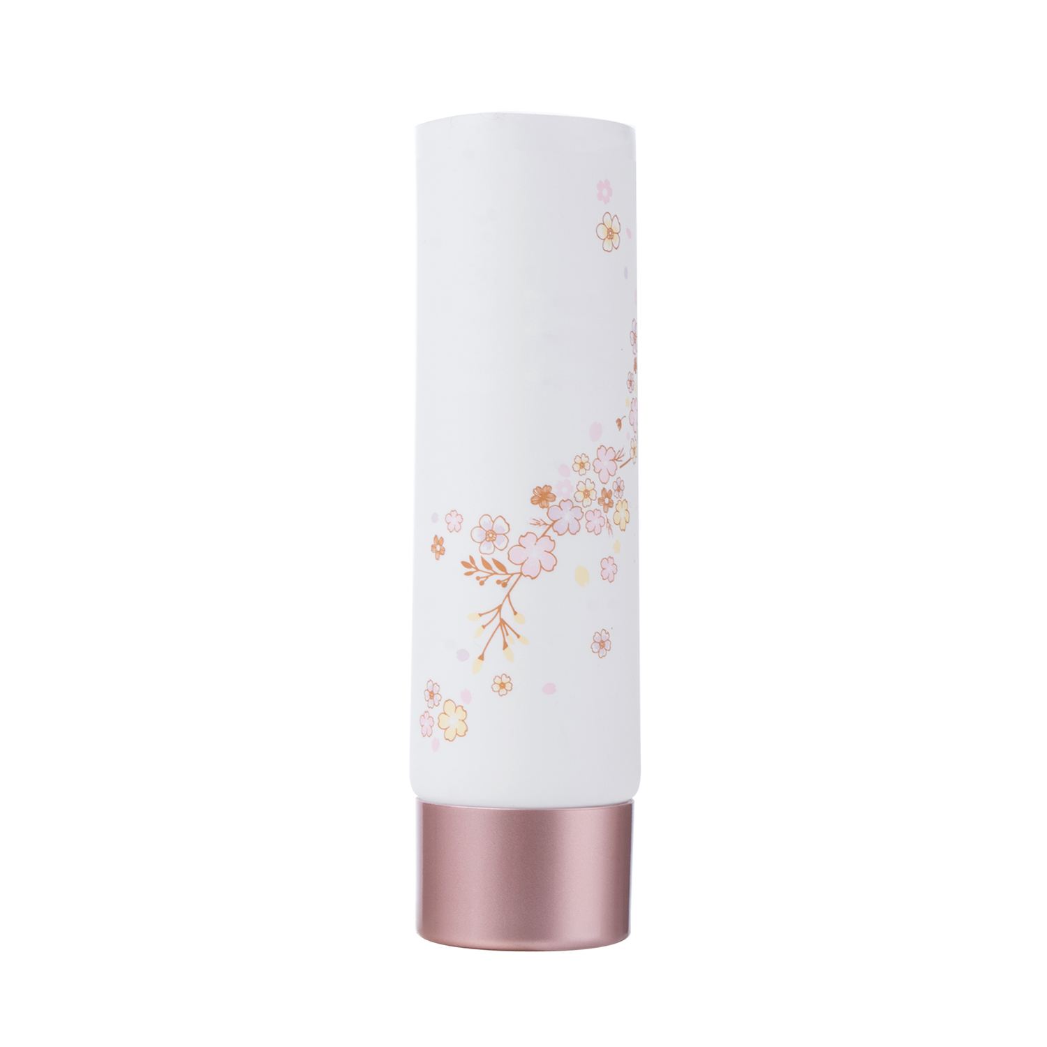 50ml Round Pink PE Cream Tubes with Screw Cap Empty Cosmetic Tube