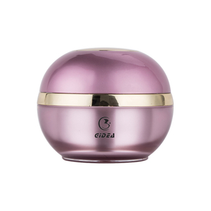 50g Purple AS Material Round Bottom Cream Cosmetic Jar Pots