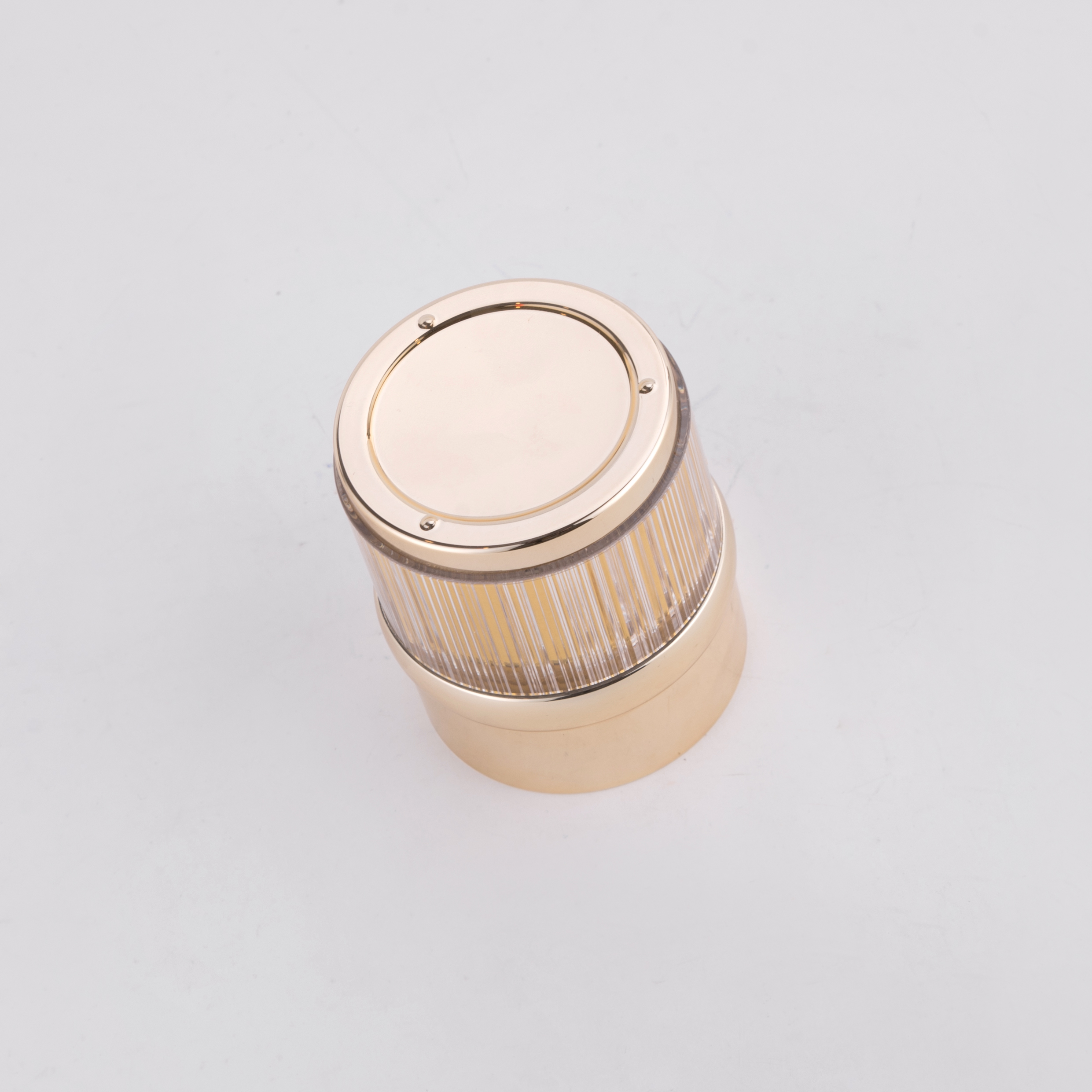 15g 30g 50g Gold Color Round Luxury Cosmetic Cream Containers 