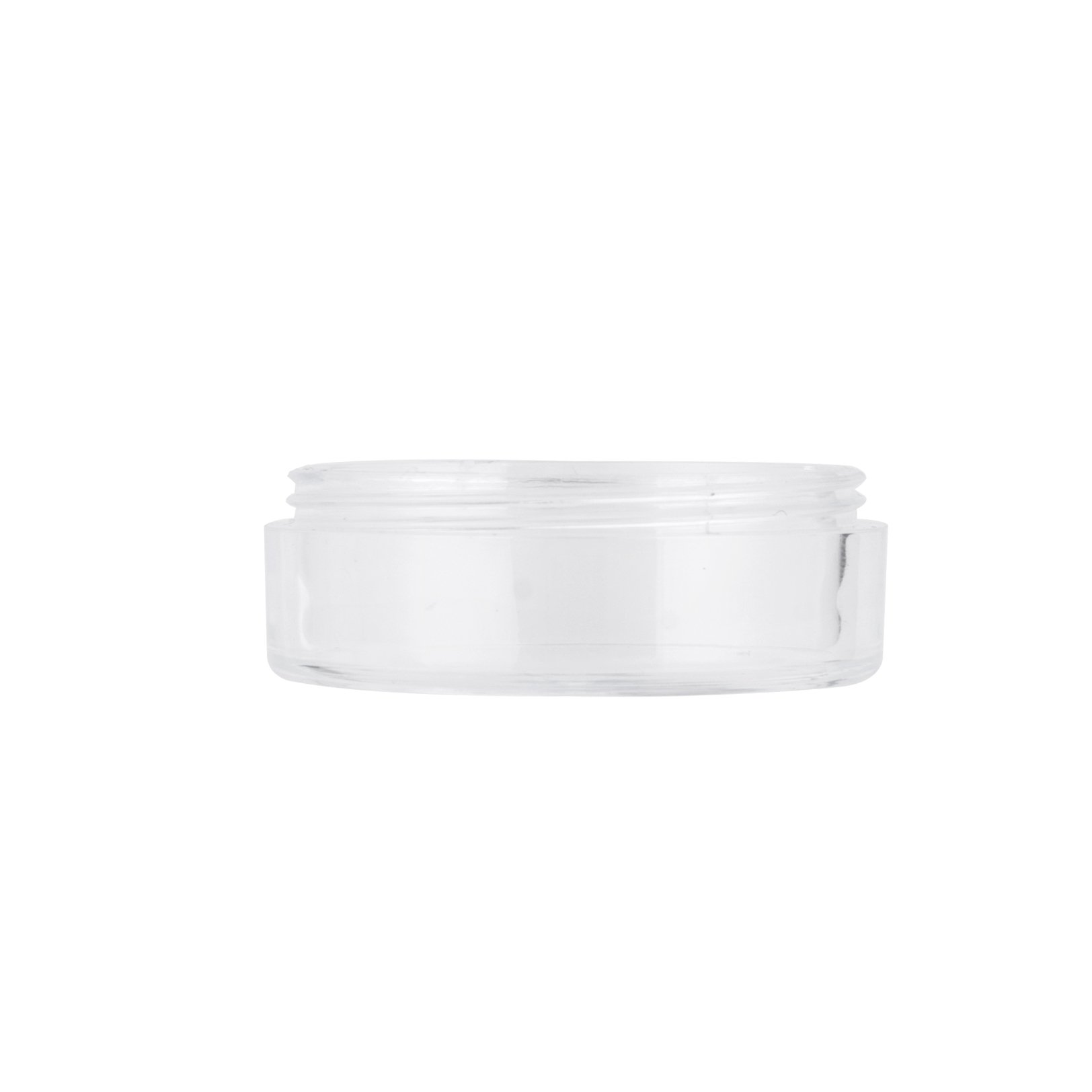 10ml 20ml Clear Round Loose Powder Jar with Sifter