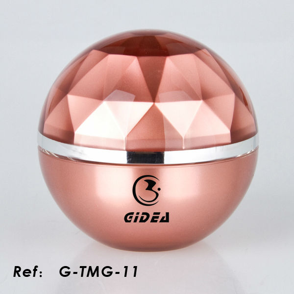 15g 30g 50g Double Wall Acrylic Cosmetic Ball Shape Cream Jar