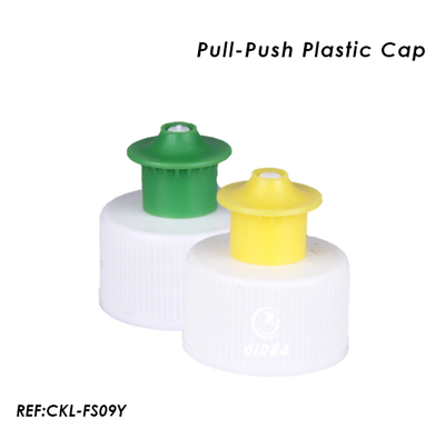 plastic water bottle cap push pull 28/410